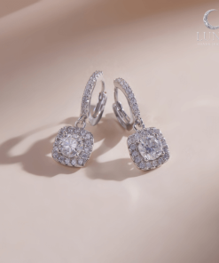 bông tai bạc nữ đẹp sang trọng