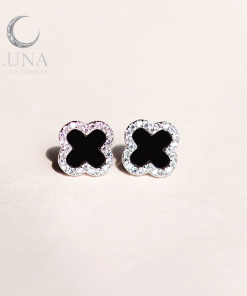 Bông tai nữ bạc xi