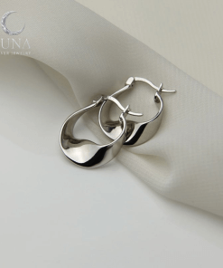 Bông tai bạc nữ 3D