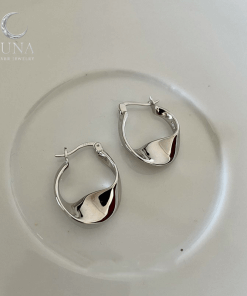 Bông tai bạc nữ 3D